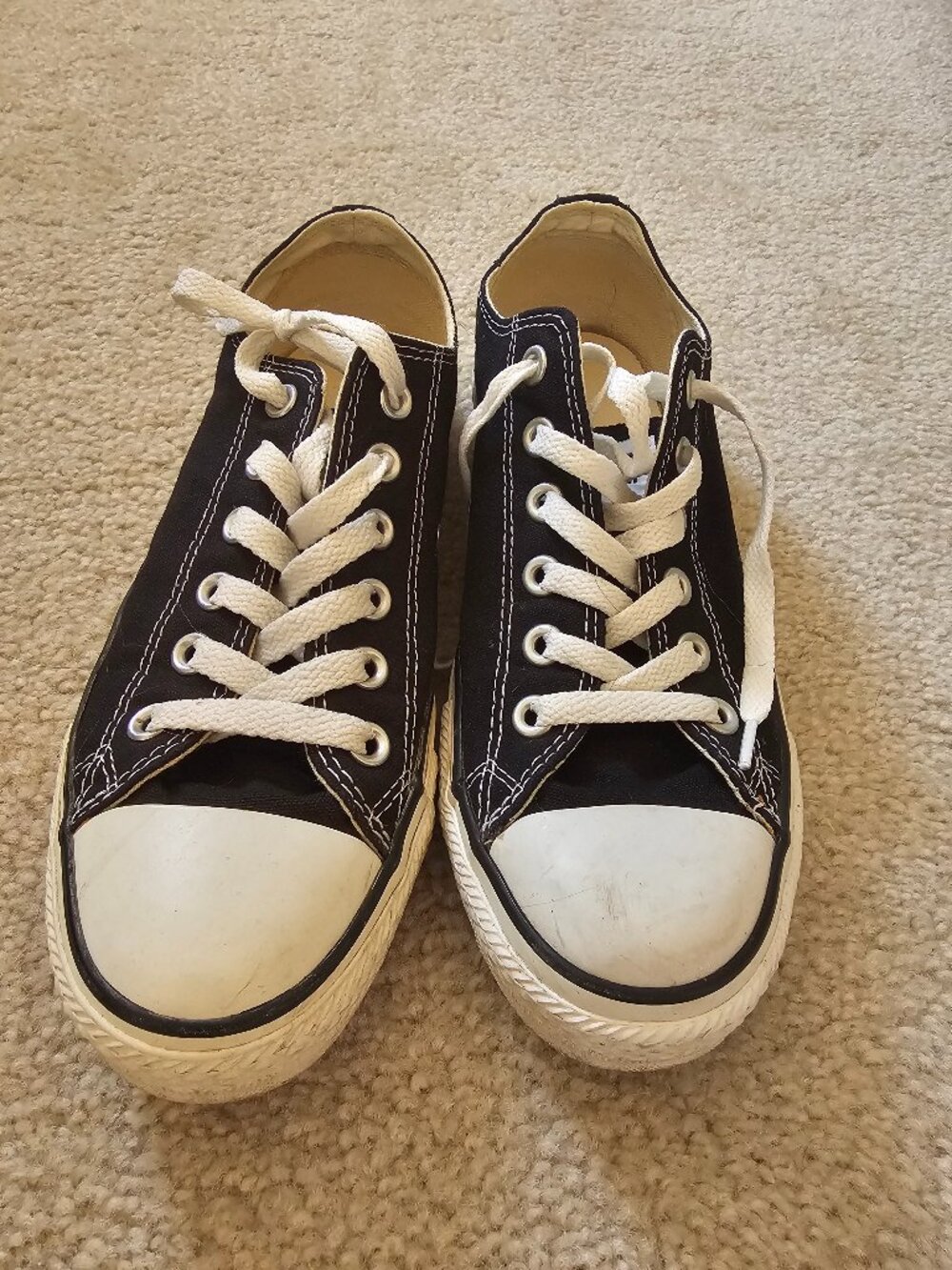 CONVERSE All Star Classic Gray Chuck Taylor Low Top Sneakers Shoes M 6 W 8